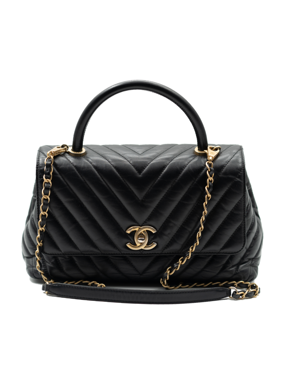 Chanel coco handle in calfskin – Pleasure Paris
