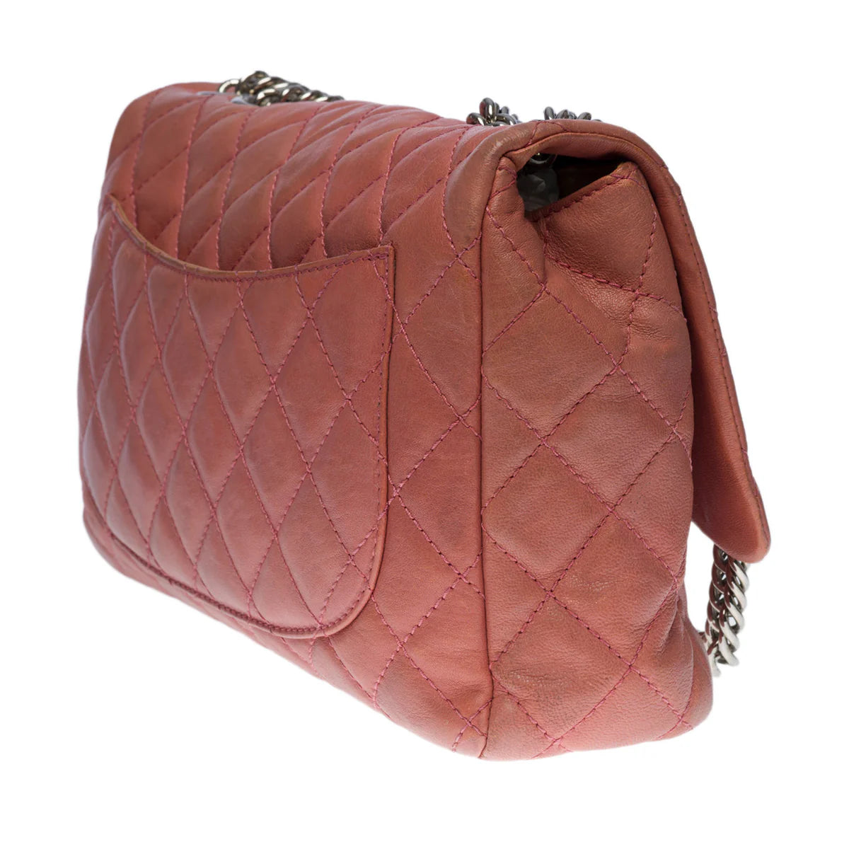 Chanel Jumbo Single Flap Bag Pink