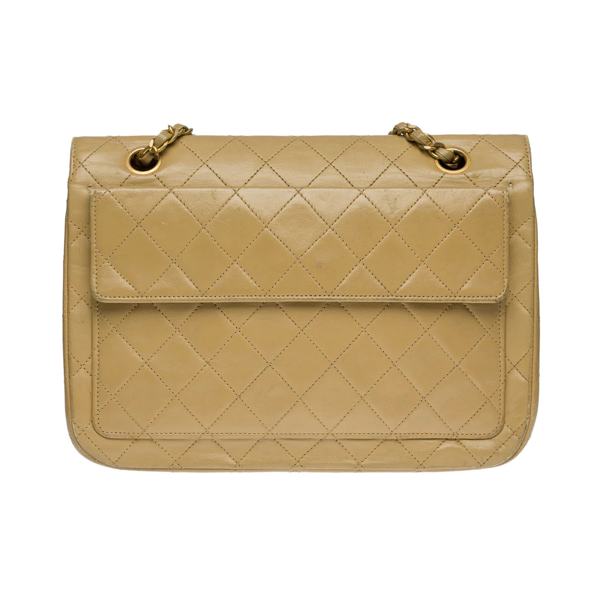 Chanel Full Flap Bag Beige