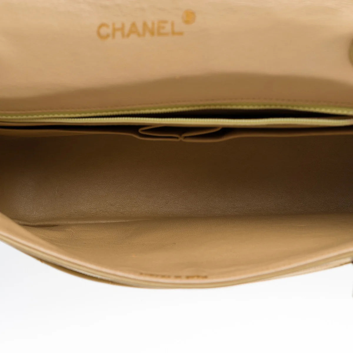 Chanel Full Flap Bag Beige