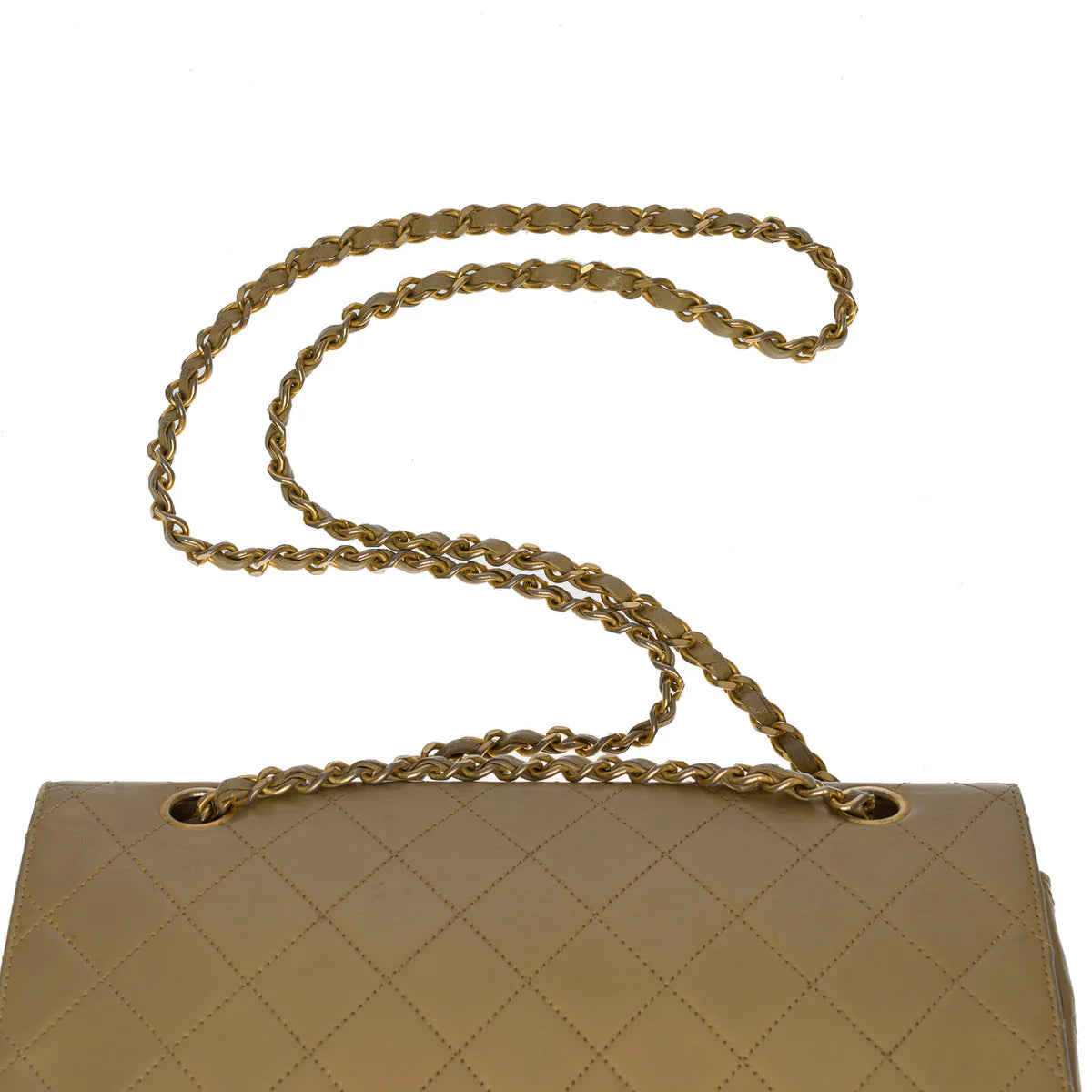 Chanel Full Flap Bag Beige