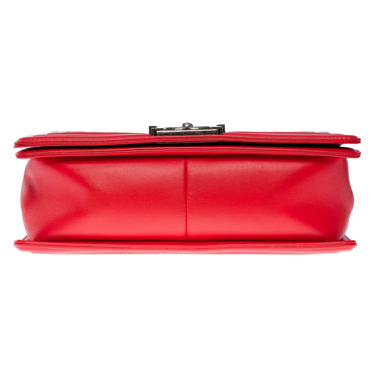 Chanel Chevron Boy Old Medium Red