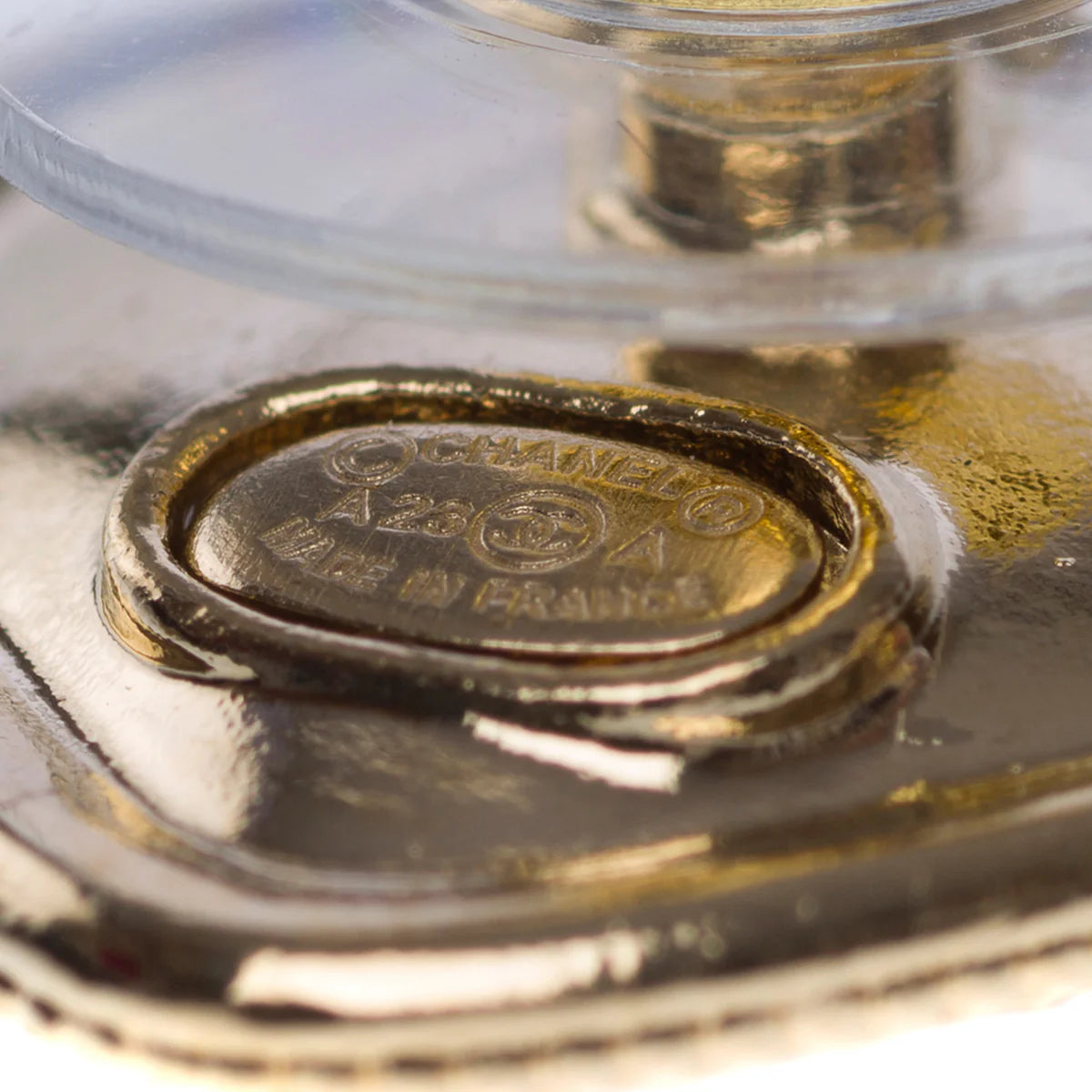 Chanel Heart Stud Earrings