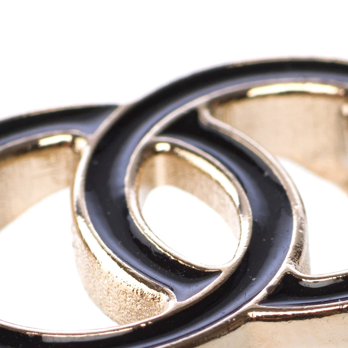 Chanel Logo Ring Black