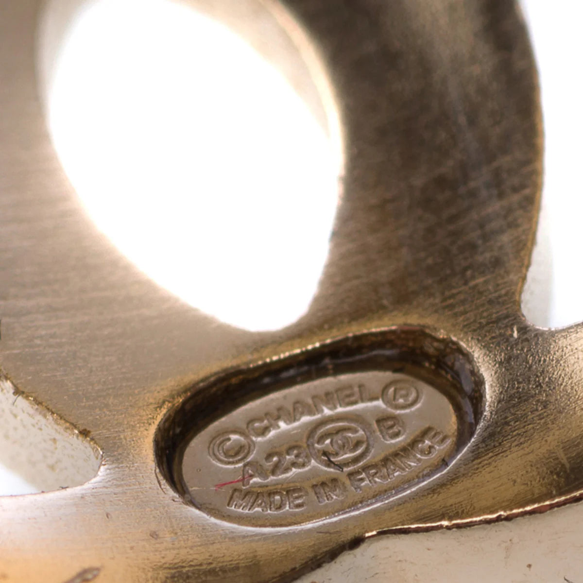 Chanel Logo Ring Black