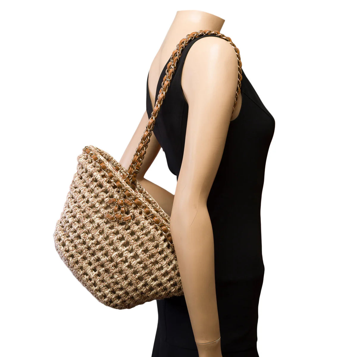 Chanel Crochet Raffia Bag SS23