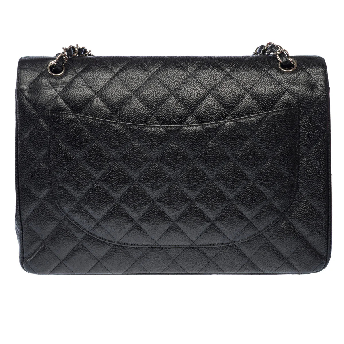 Chanel Maxi Double Flap Bag Caviar Leather