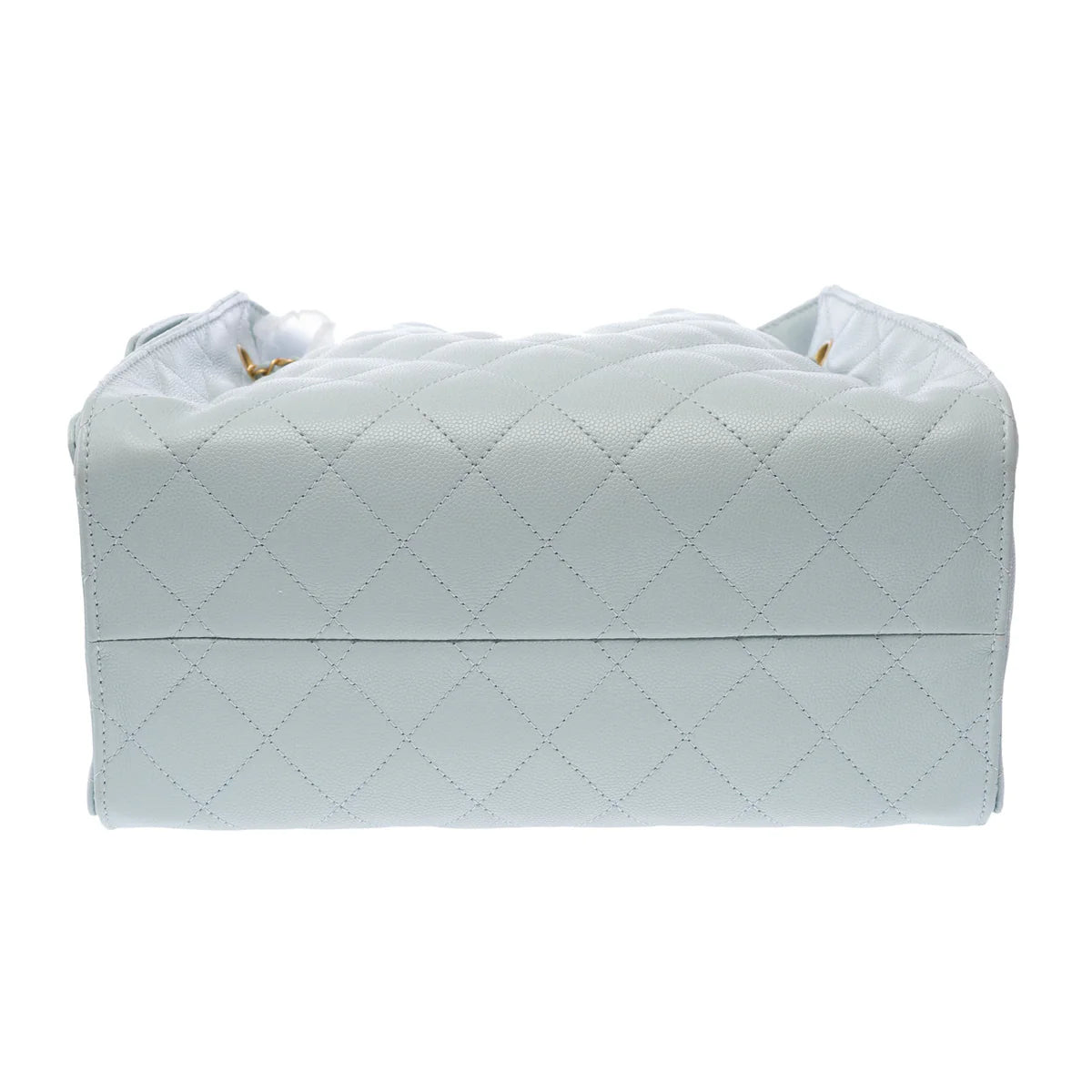 Chanel Small 25 Bag Grained Calfskin Blue