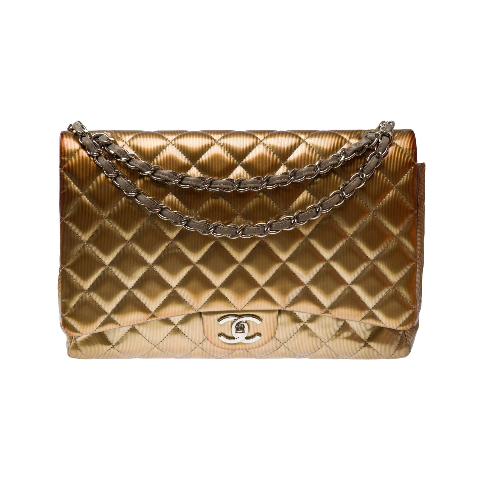 Chanel Maxi Double Flap Gold