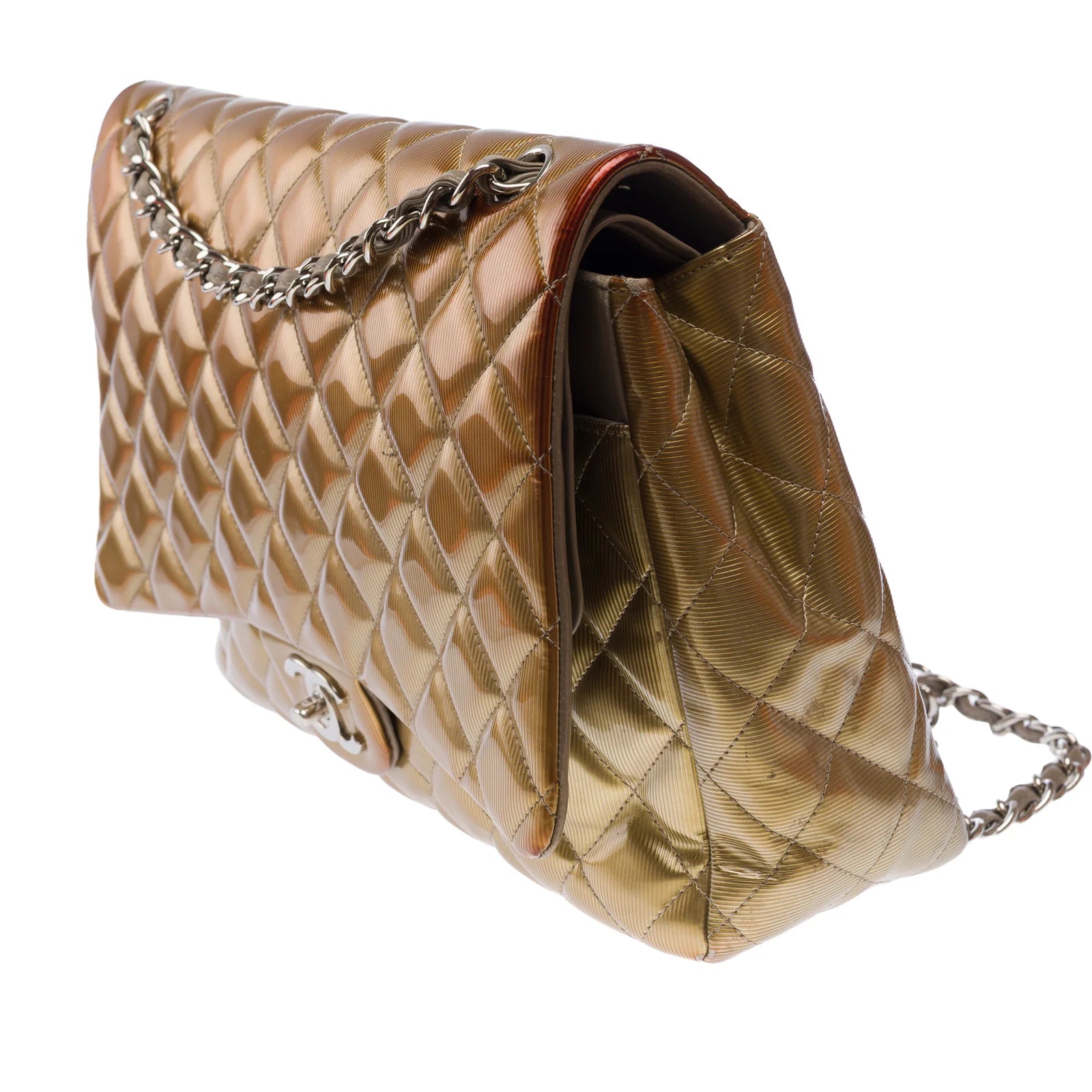 Chanel Maxi Double Flap Gold