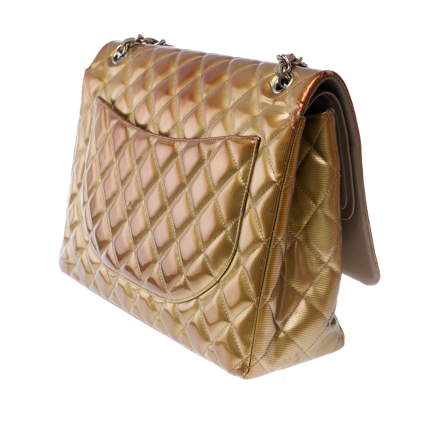 Chanel Maxi Double Flap Gold