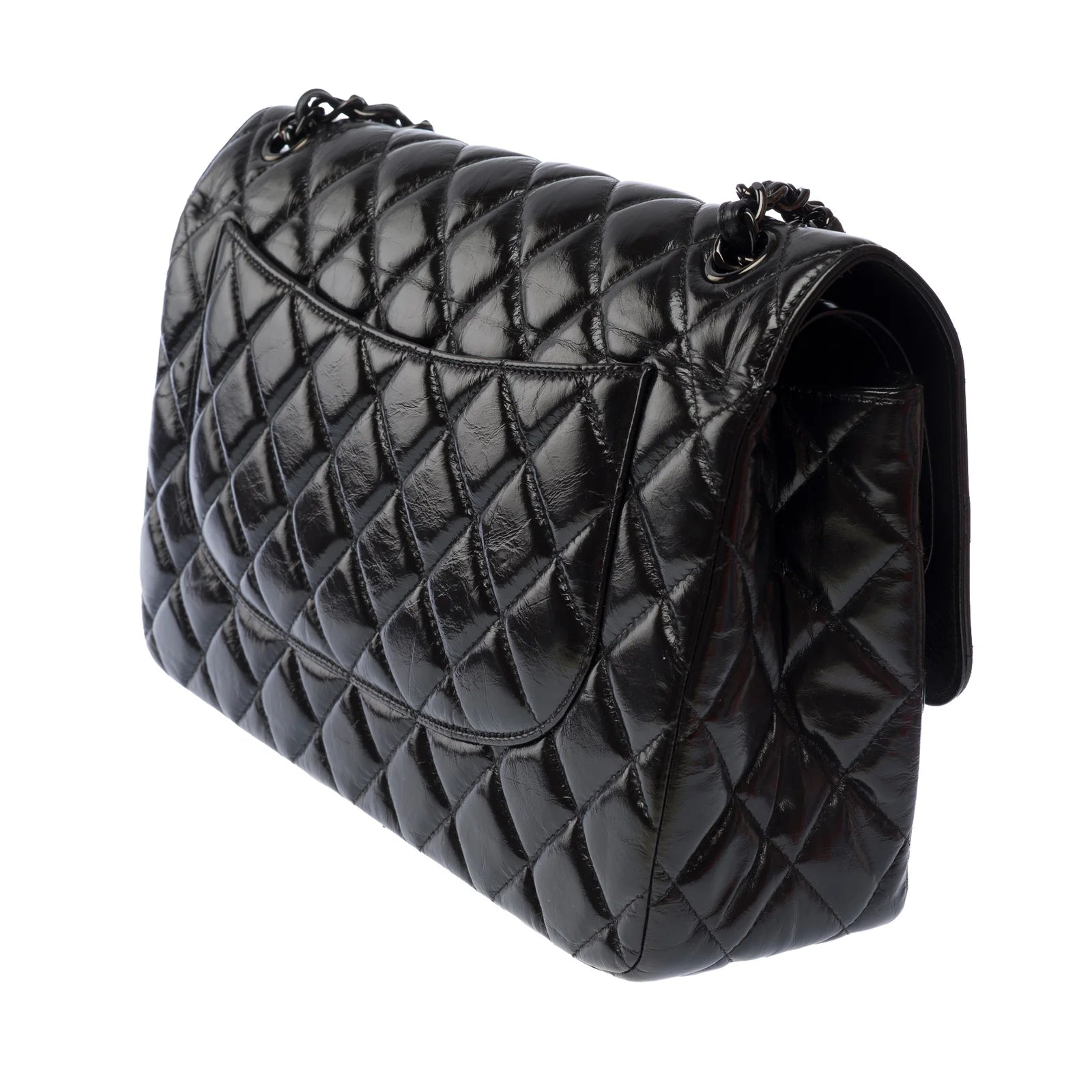 Chanel Jumbo Double Flap Bag So Black