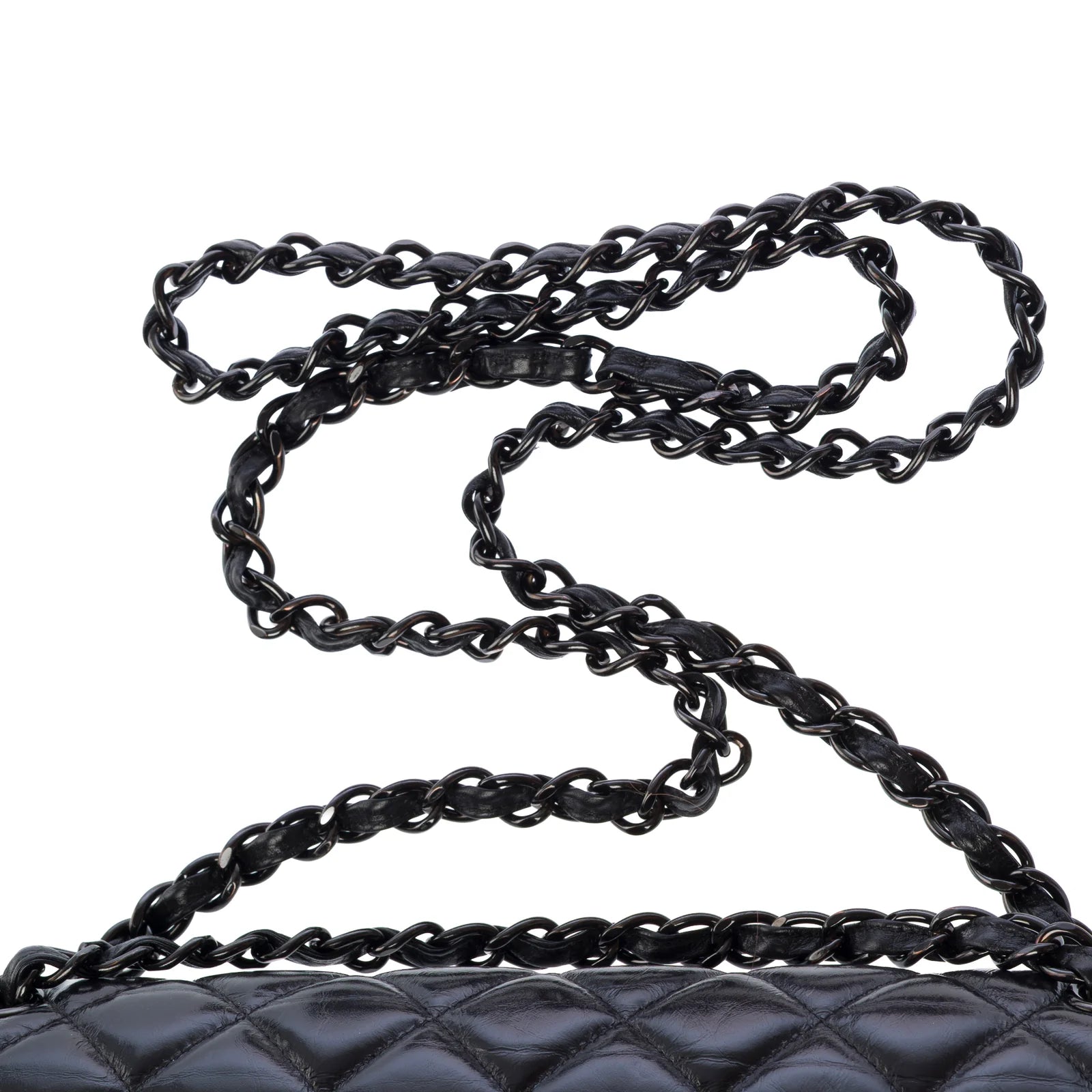 Chanel Jumbo Double Flap Bag So Black