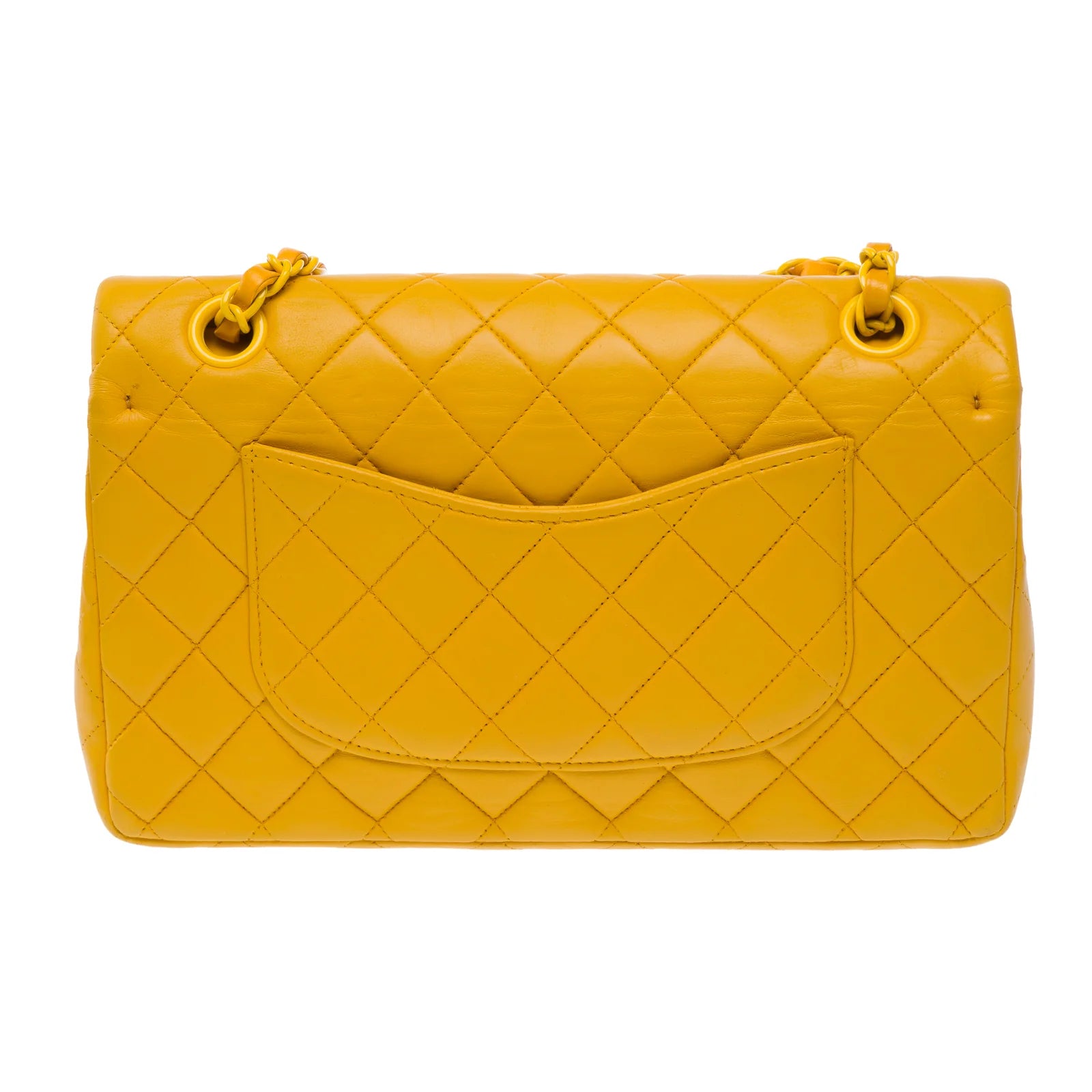 Chanel Medium Double Flap Yellow