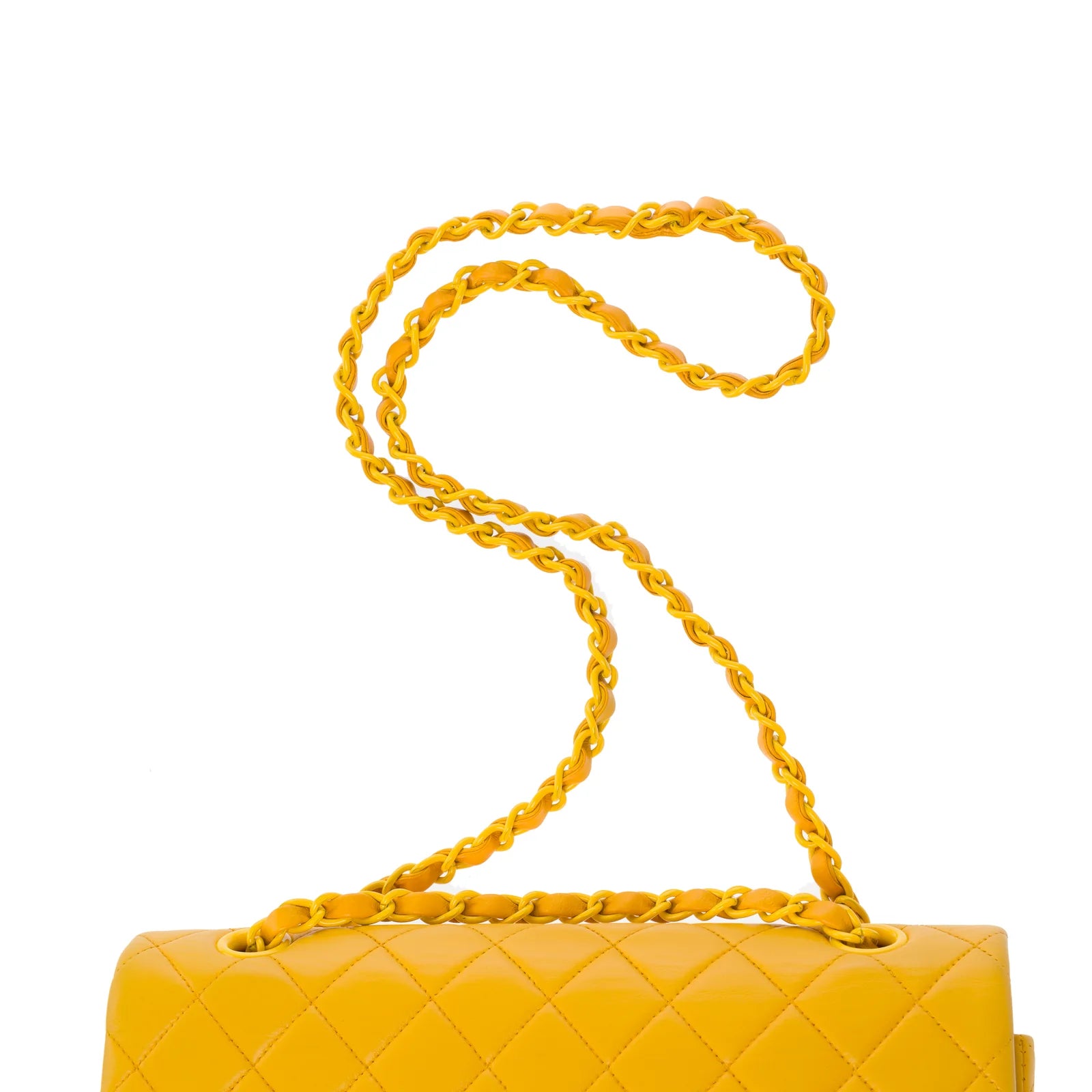 Chanel Medium Double Flap Yellow