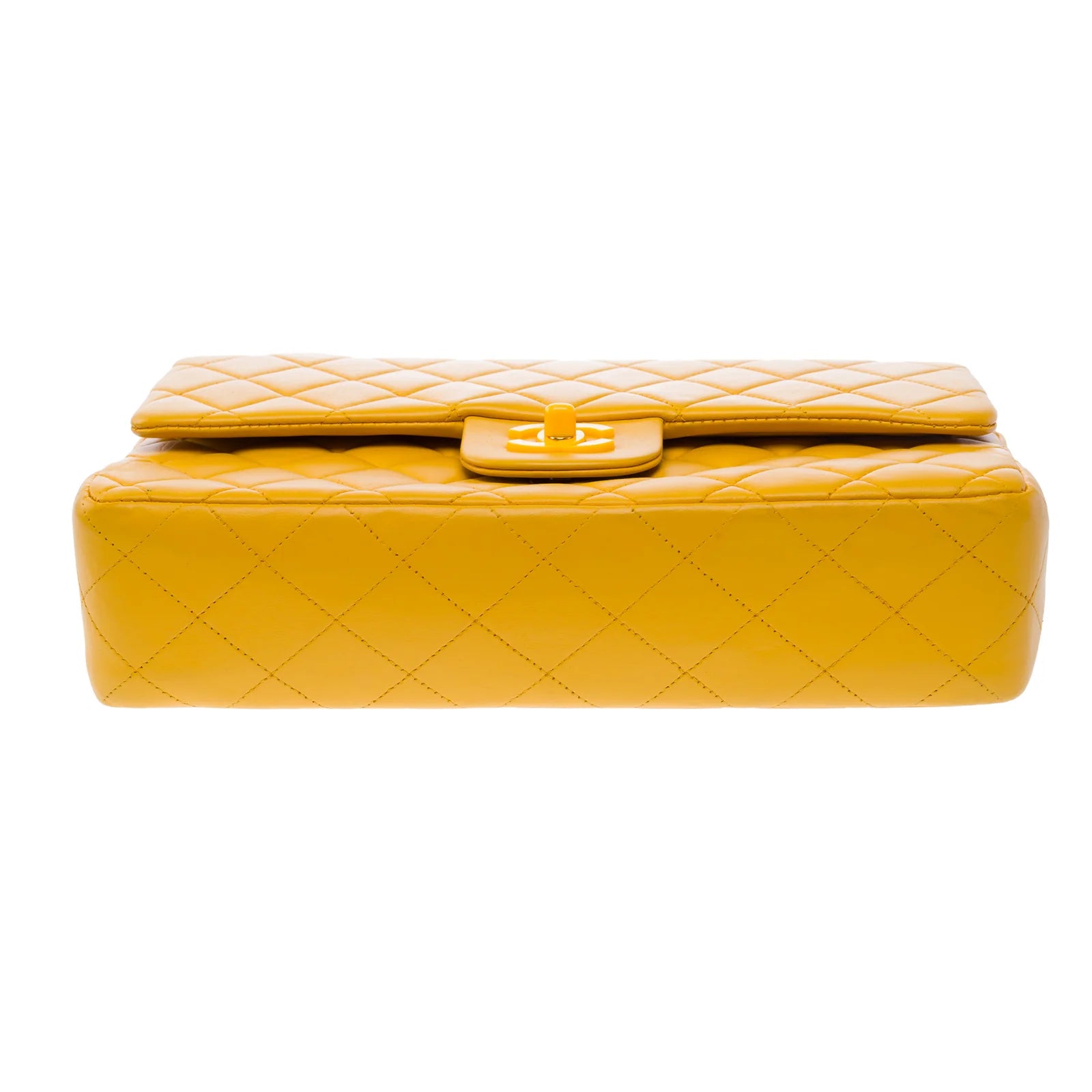 Chanel Medium Double Flap Yellow