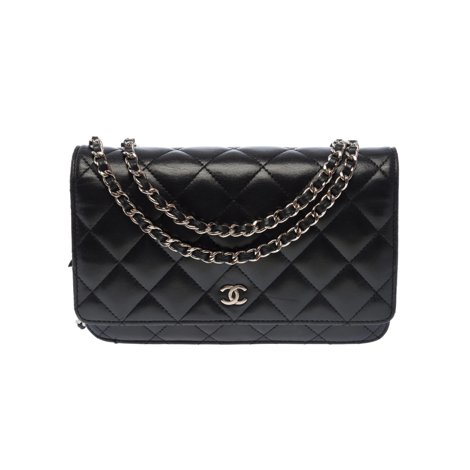 Chanel Wallet On Chain Black