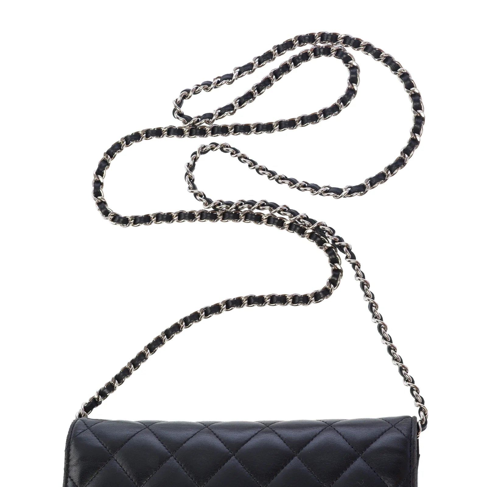 Chanel Wallet On Chain Black