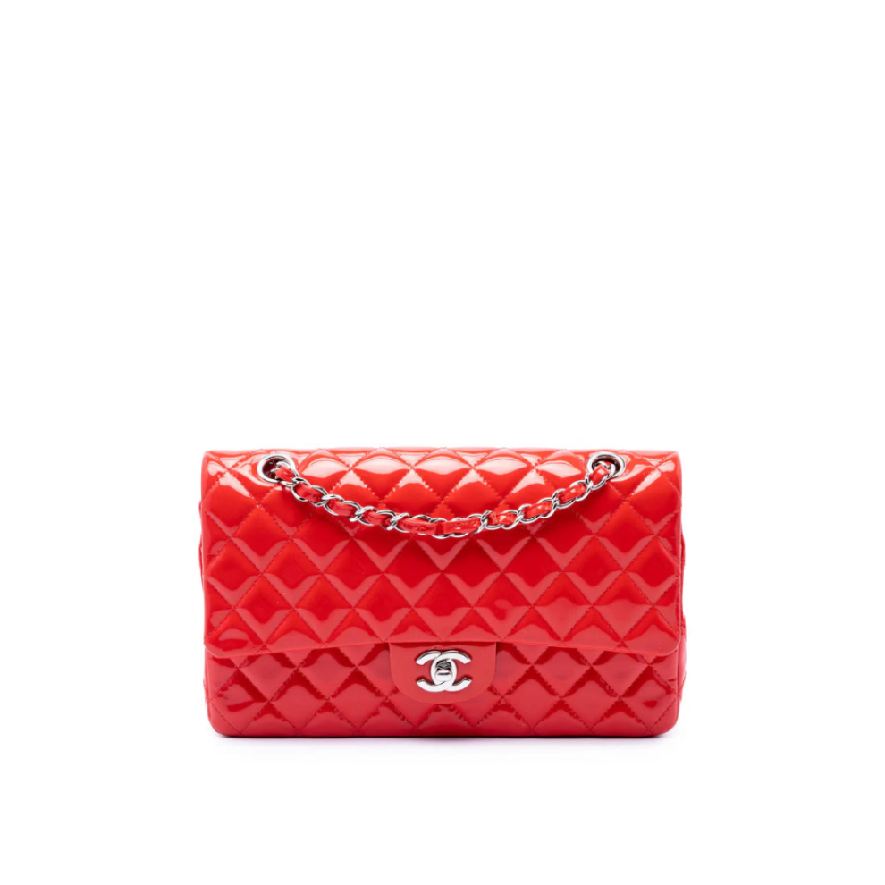 Chanel Medium Classic Patent Double Flap Bag