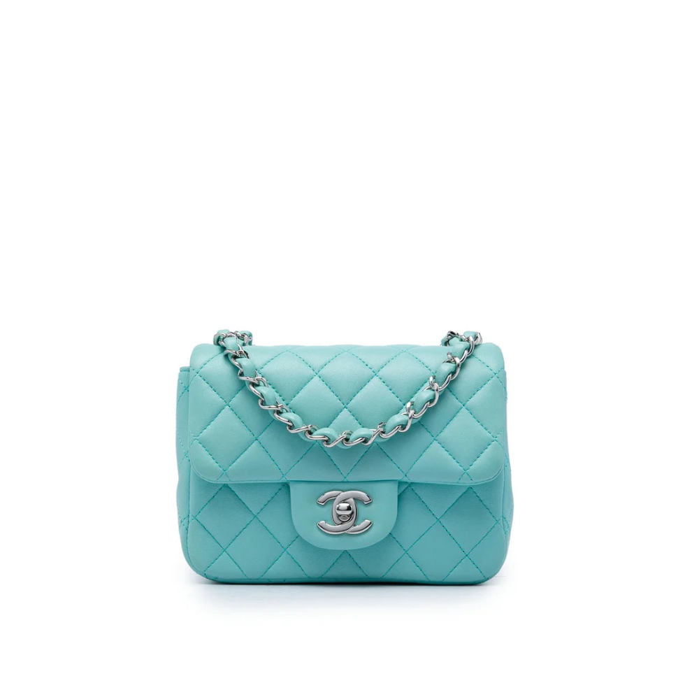 Chanel Mini Square Classic Lambskin Single Flap Bag
