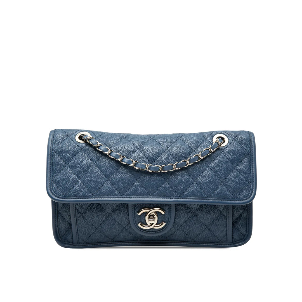 Chanel Medium Caviar French Riviera Flap Bag