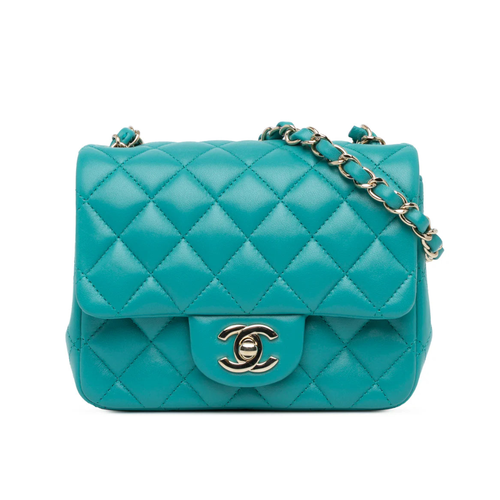 Chanel Mini Square Classic Lambskin Single Flap Bag