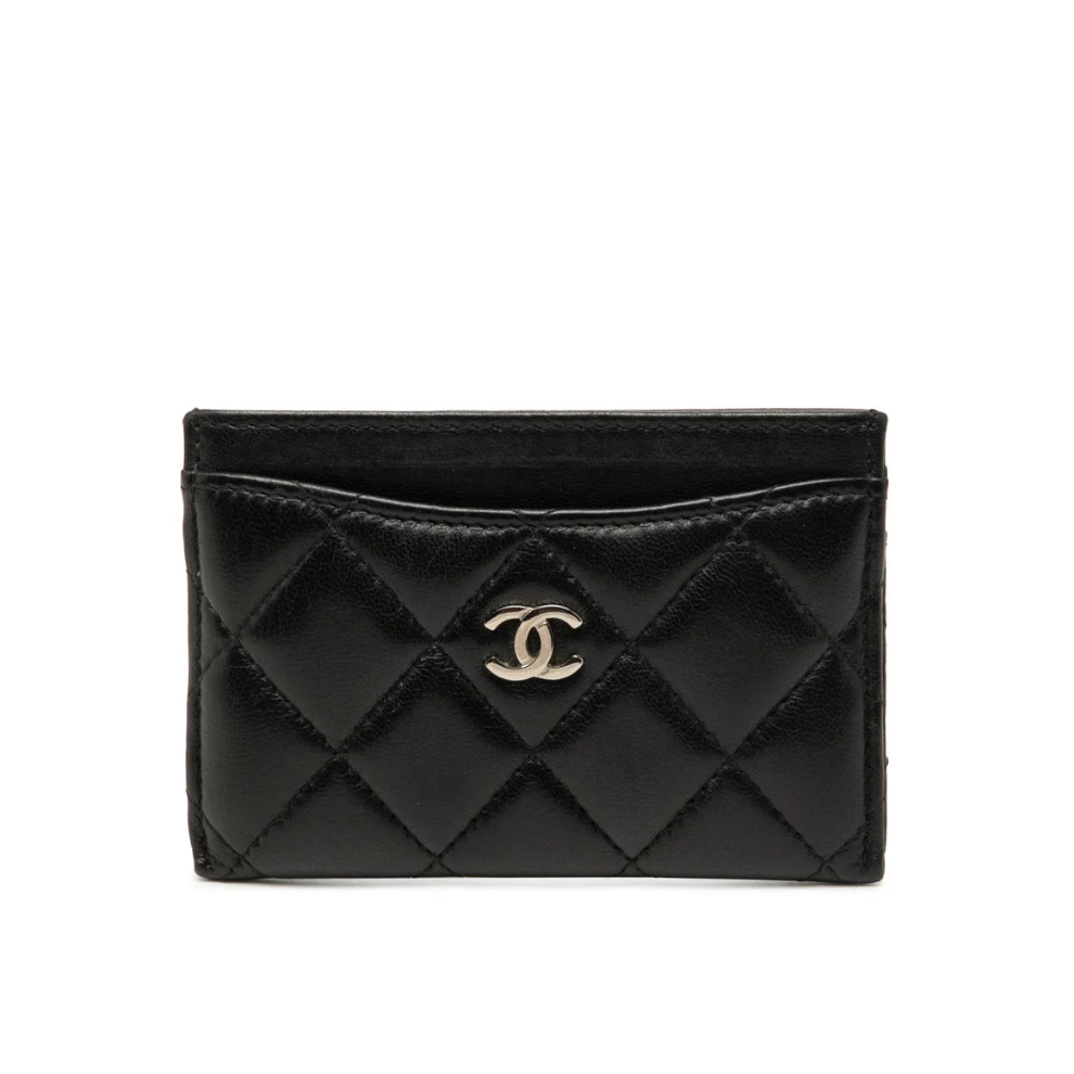 Chanel CC Quilted Lambskin Card Holder