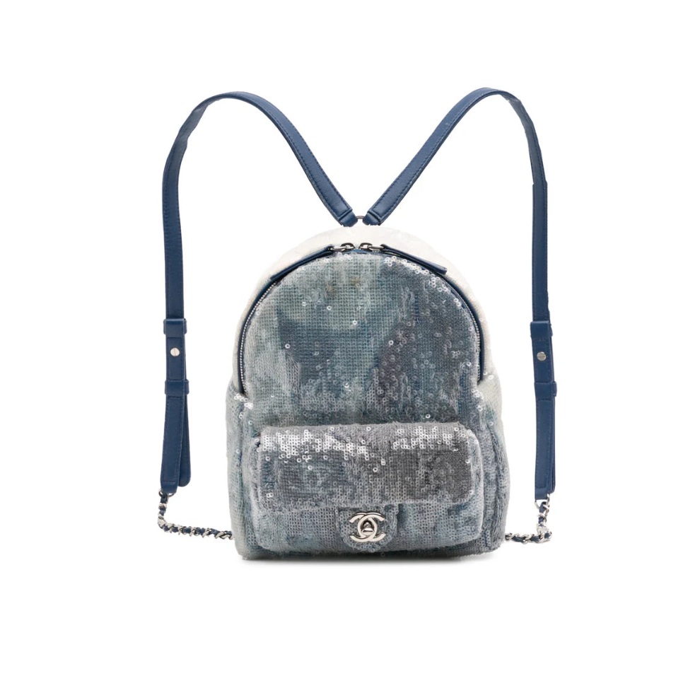 Chanel Sequin Waterfall Backpack