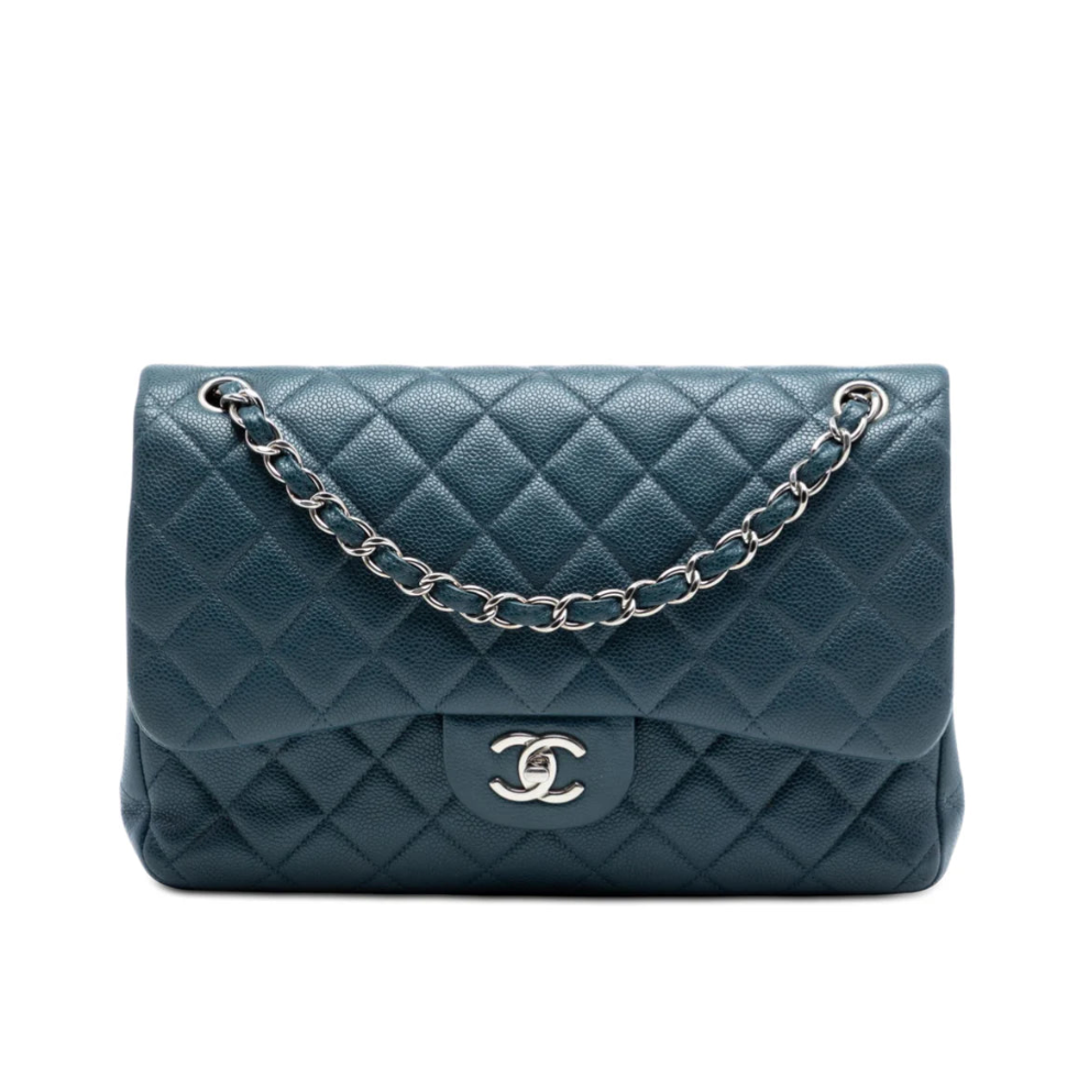 Chanel Jumbo Classic Caviar Double Flap Bag