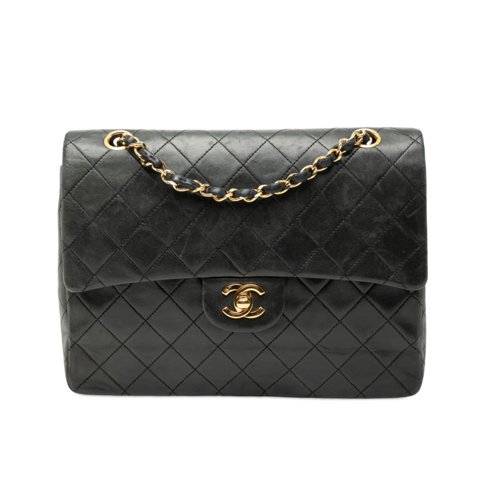 Chanel Medium Tall Classic Lambskin Double Flap Bag