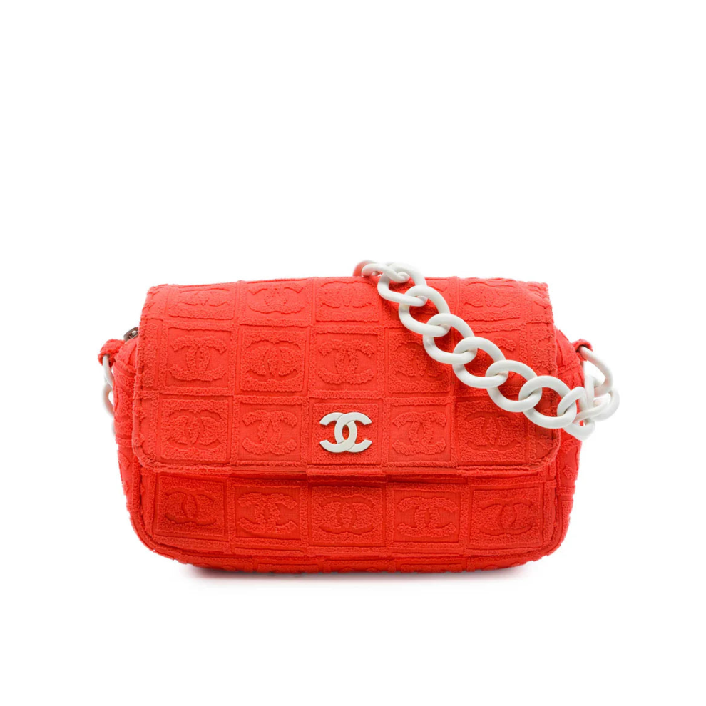 Chanel Terry Cloth Sport Line Flap Bag