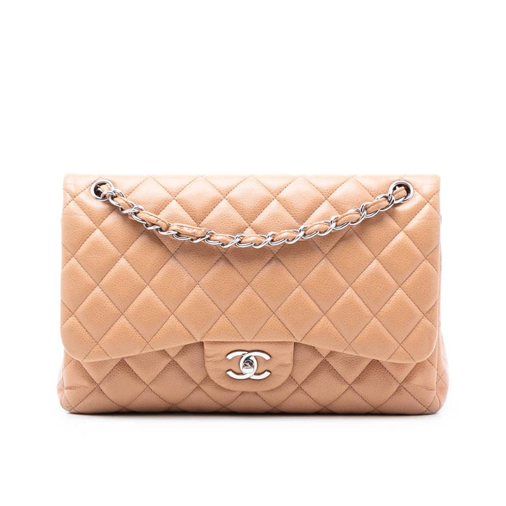 Chanel Jumbo Classic Caviar Double Flap Bag