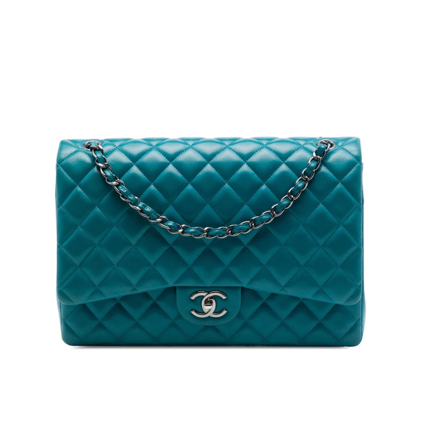 Chanel Maxi Classic Lambskin Double Flap Bag