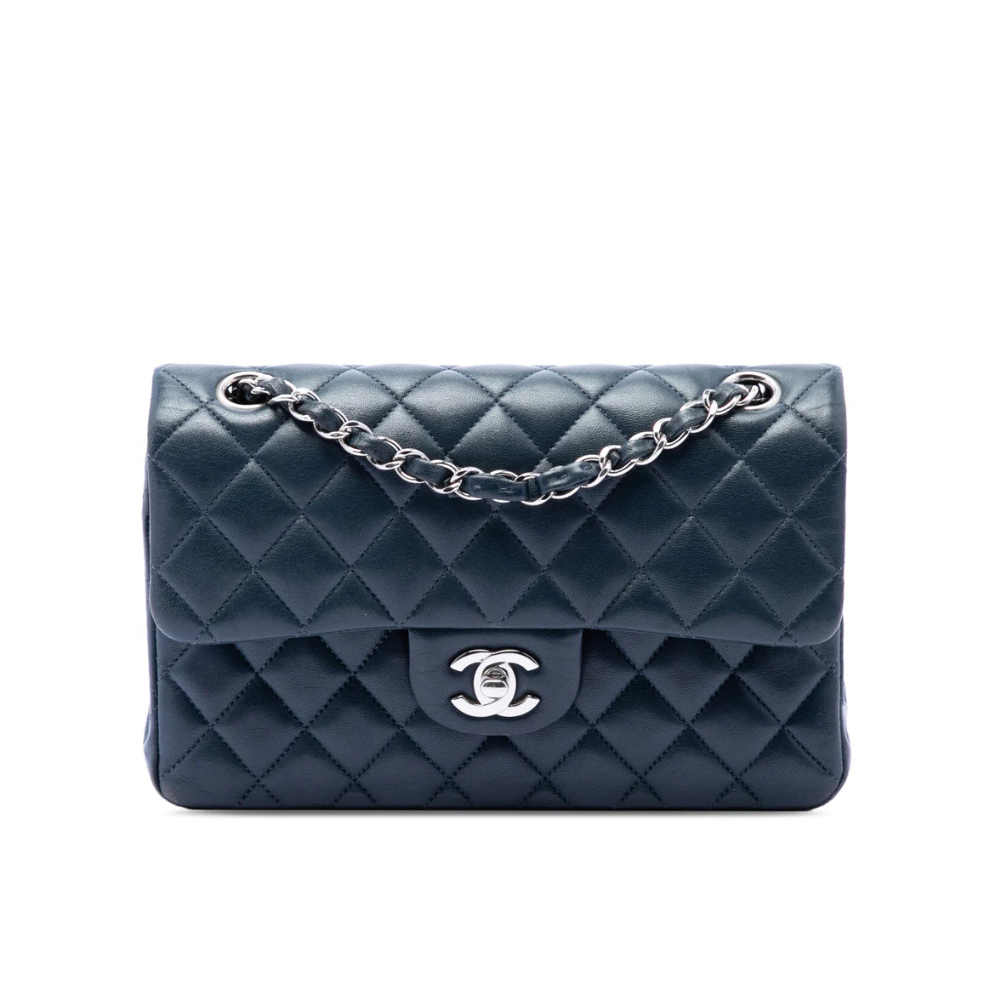 Chanel Small Classic Lambskin Double Flap Bag