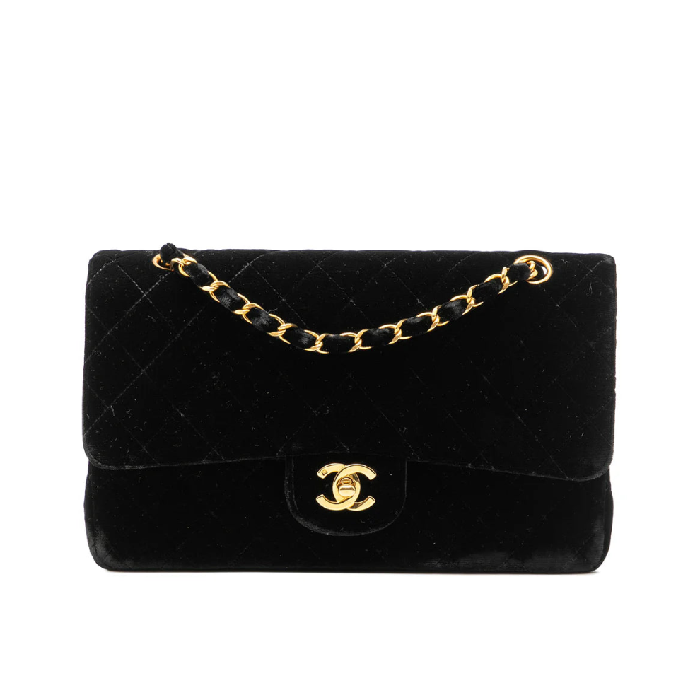 Chanel Medium Classic Velvet Double Flap bag