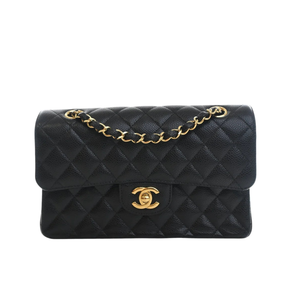 Chanel Small Classic Caviar Double Flap Bag