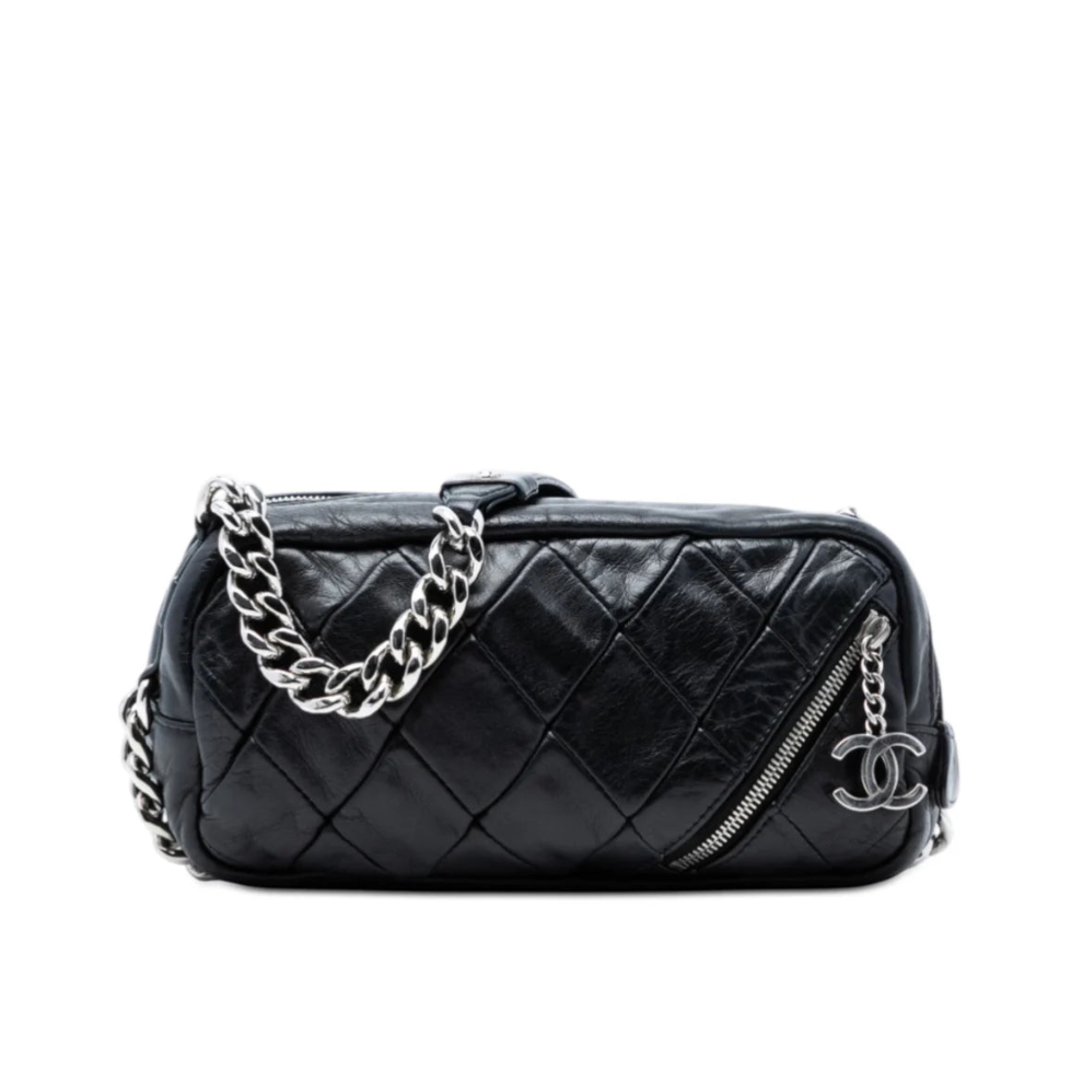 Chanel Quilted Lambskin Chain Shoulder Bag