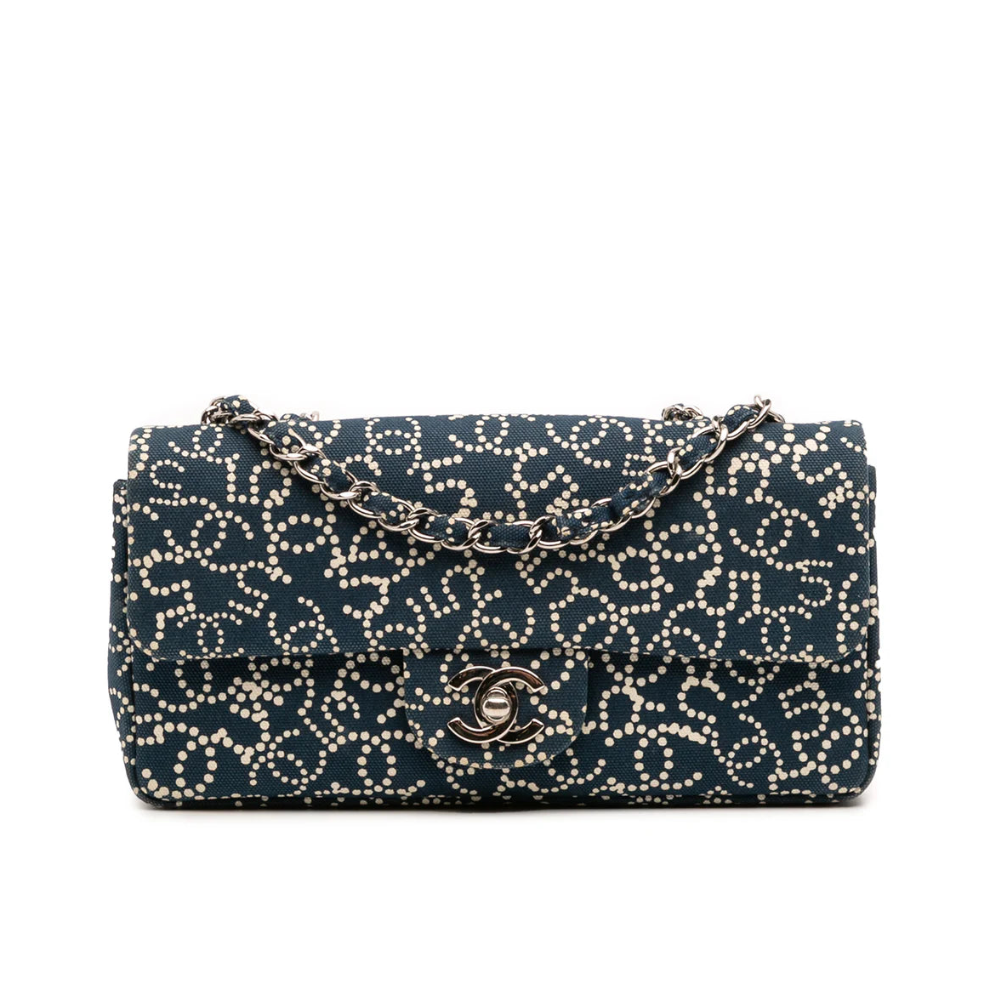 Chanel Small Printed Canvas CC No. 5 Flap Bag