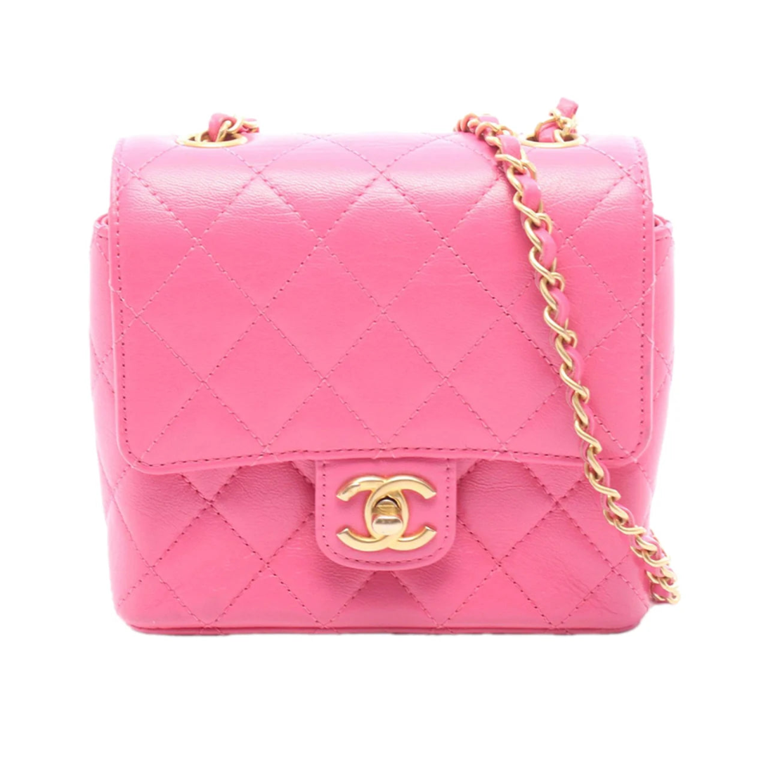 Chanel Small CC Quilted Calfskin Flap Bag