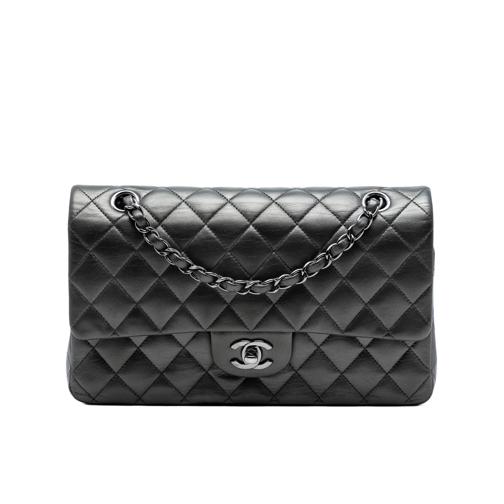 Chanel Medium So Black Double Flap Bag
