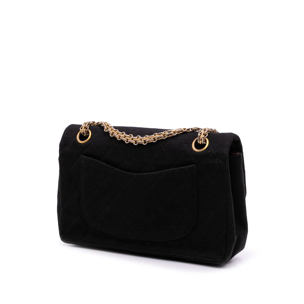Chanel Small Classic Jersey Double Flap Bag