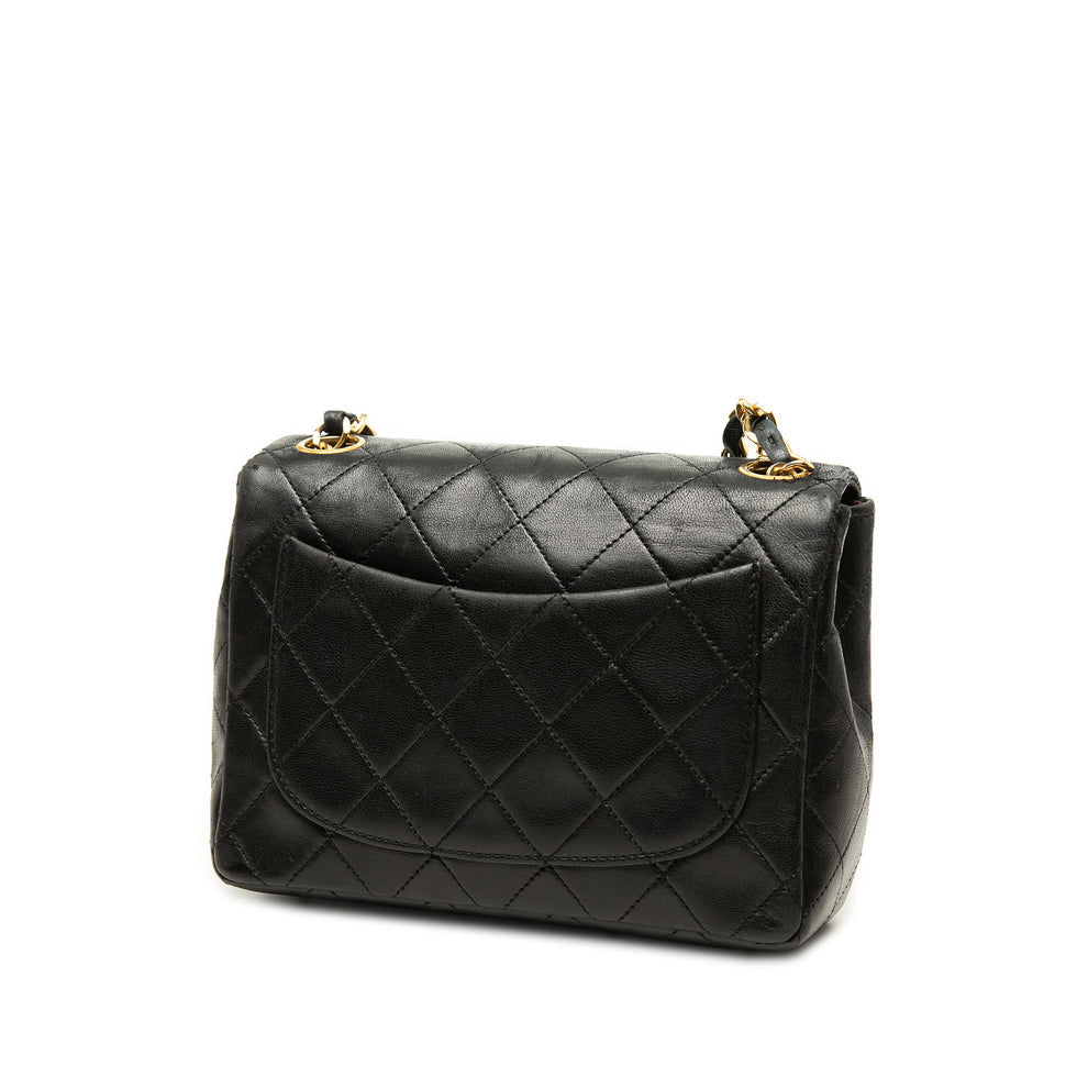 Chanel Mini Square Classic Lambskin Single Flap Bag