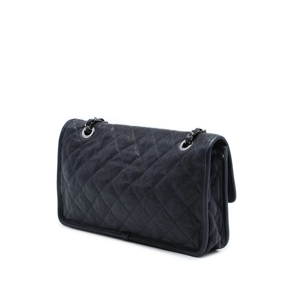 Chanel Medium Quilted Caviar French Riviera Flap Bag