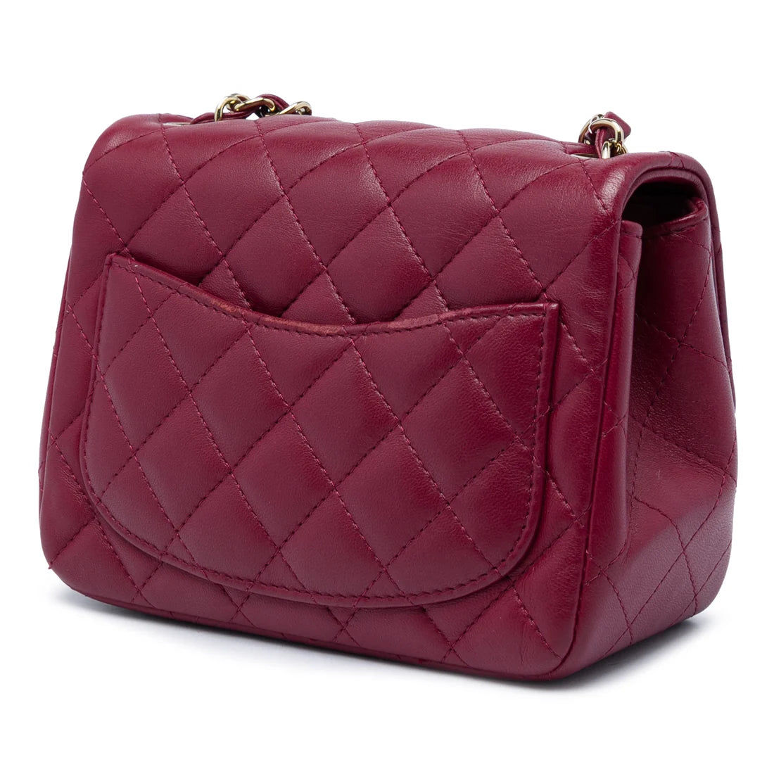 Chanel Mini Square Classic Lambskin Single Flap Bag