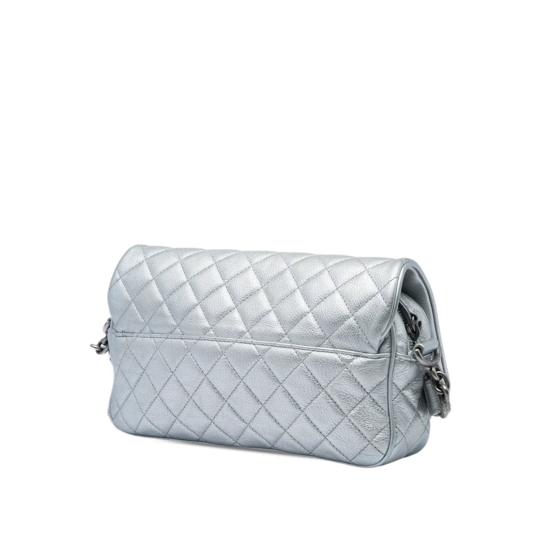 Chanel Medium Quilted Metallic Grained Calfskin Casual Rock Flap Bag