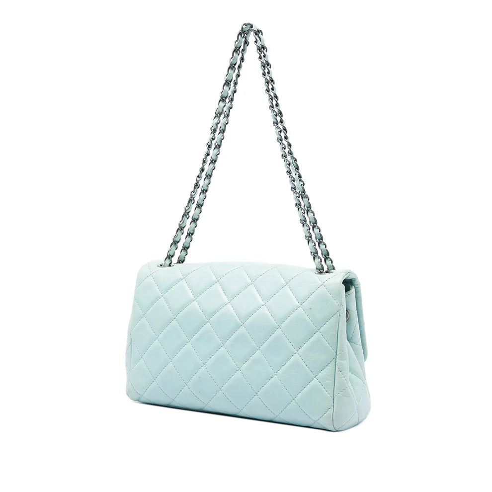 Chanel Medium Quilted Glazed Calfskin Coco Soft Flap Bag