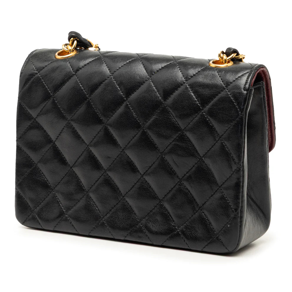 Chanel Mini CC Quilted Lambskin Single Flap Bag