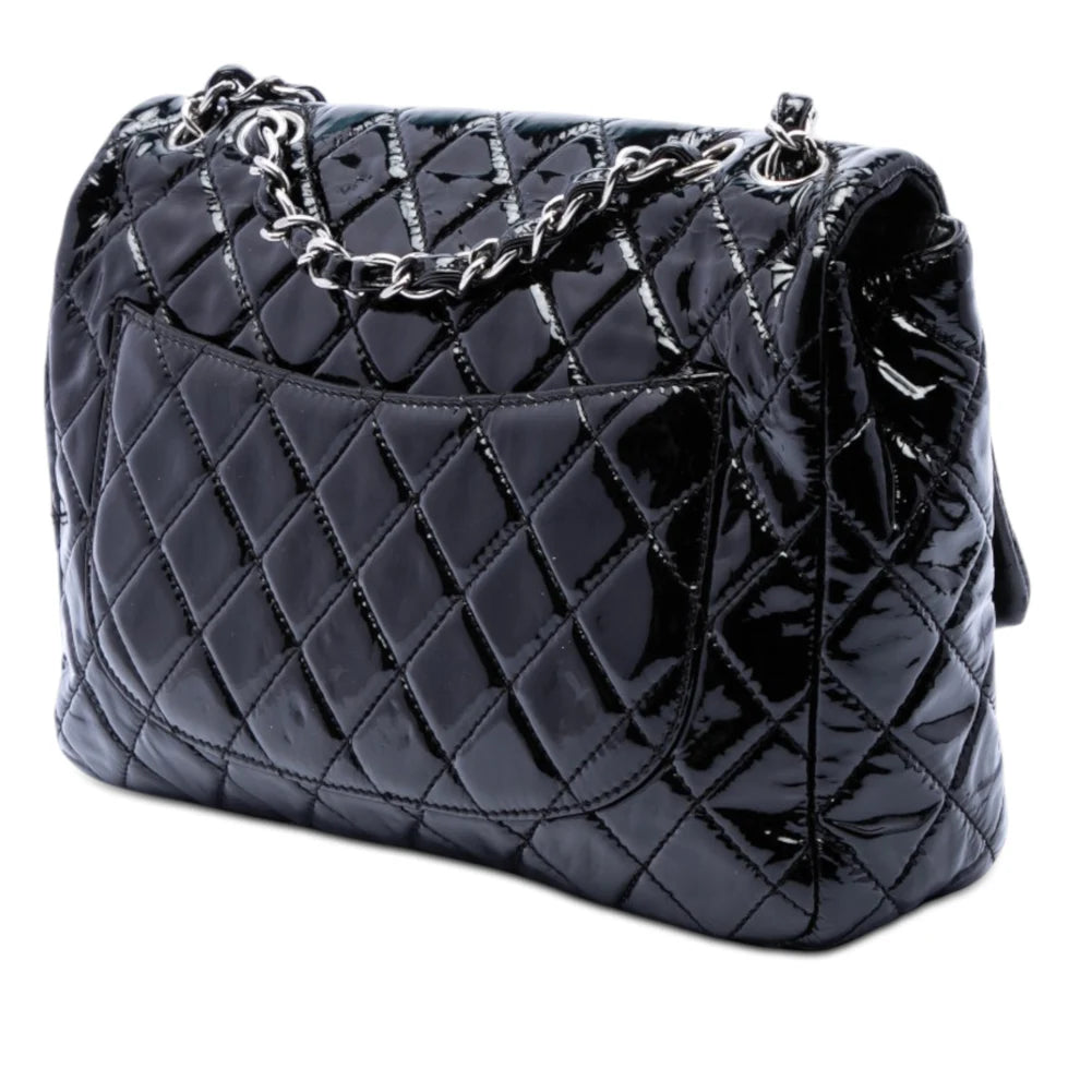 Chanel Jumbo Classic Patent Single Flap Bag