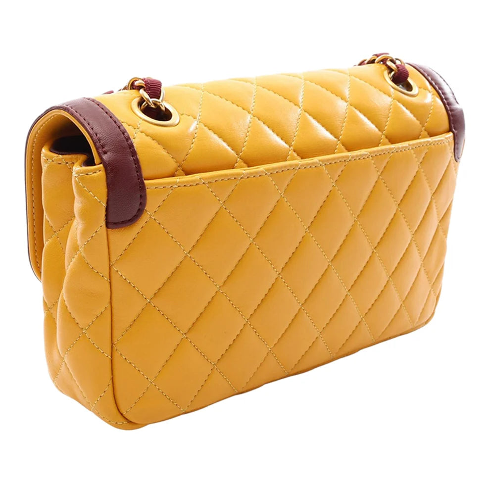 Chanel Medium Quilted Lambskin Two Tone Day Flap Bag