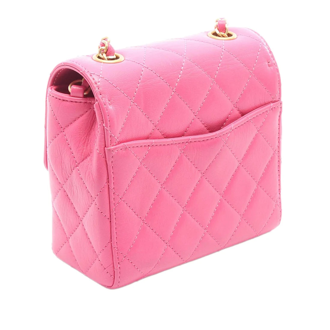 Chanel Small CC Quilted Calfskin Flap Bag